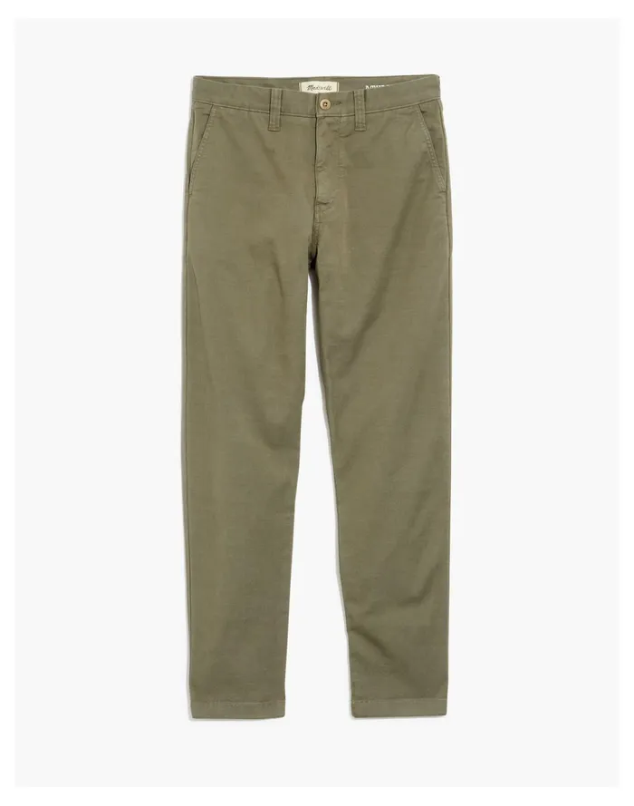 Men Athletic Slim Chino Pants Pressed Sage Madewell Pants Men Athletic Slim Chino Pants Pressed Sage Madewell Pants