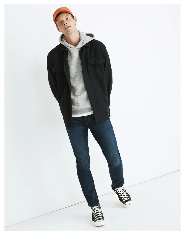 Men Athletic Slim Jeans In Baxley Wash Baxley Madewell Jeans