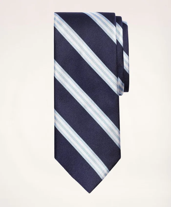 Men Bb1 Rep Tie Navy Brooks Brothers Ties and Pocket Squares