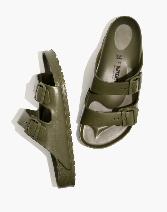 Men Birkenstock Arizona EVA Sandals Green Madewell Sandals Men Birkenstock Arizona EVA Sandals Green Madewell Sandals