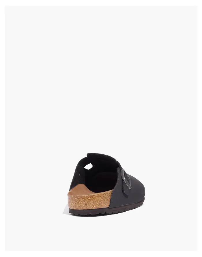 Men Birkenstock Vegan Leather Birkibuc Boston Clogs Black Madewell Sandals Men Birkenstock Vegan Leather Birkibuc Boston Clogs Black Madewell Sandals