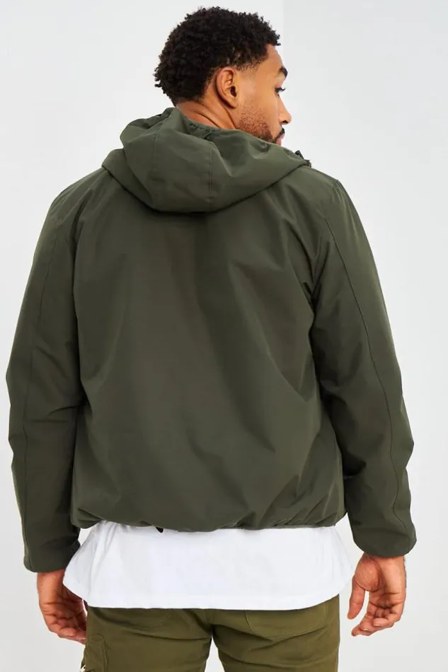 Men Blouson Capuche Kaki Khaki Brentiny Paris Jackets