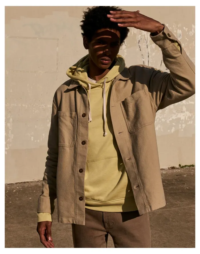 Men Boxy Shirt Jacket In Plaid Drill Khaki Madewell Jackets Men Boxy Shirt Jacket In Plaid Drill Khaki Madewell Jackets