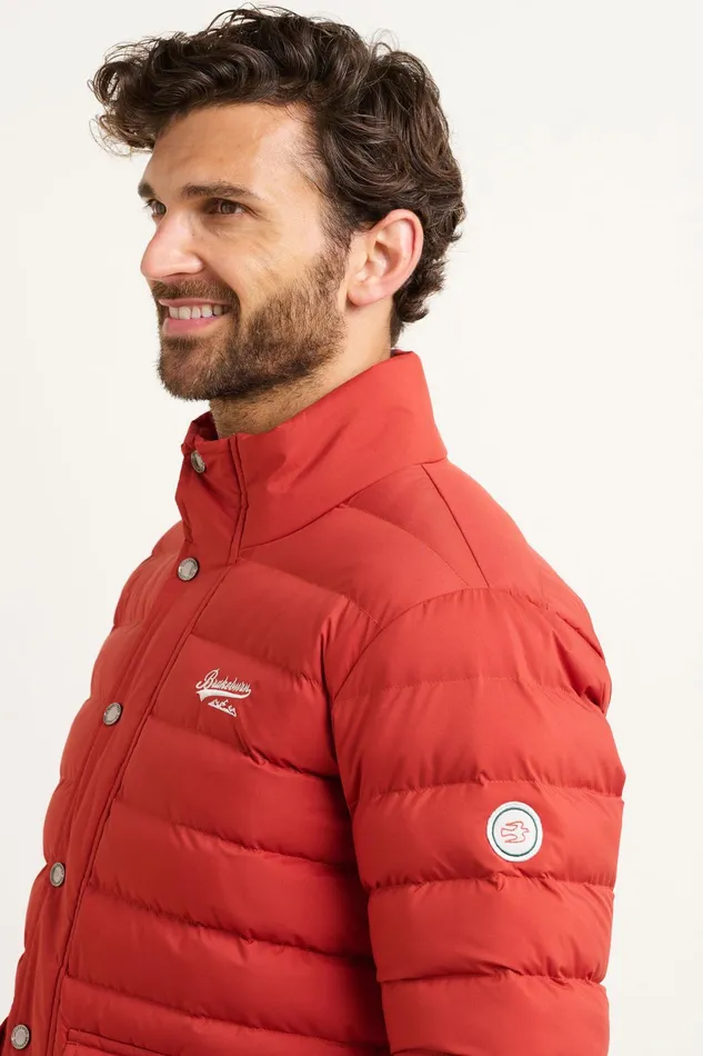 Men Brakeburn Coats And Jackets Red Heritage Puffer