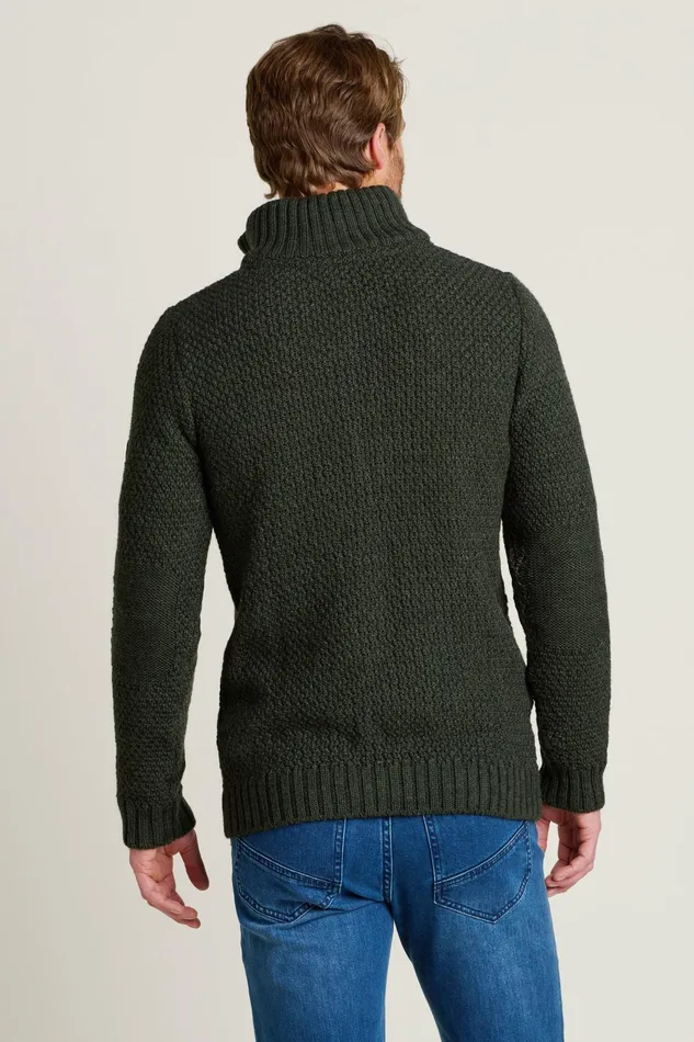Men Brakeburn Knitwear Green Green Quarter Zip