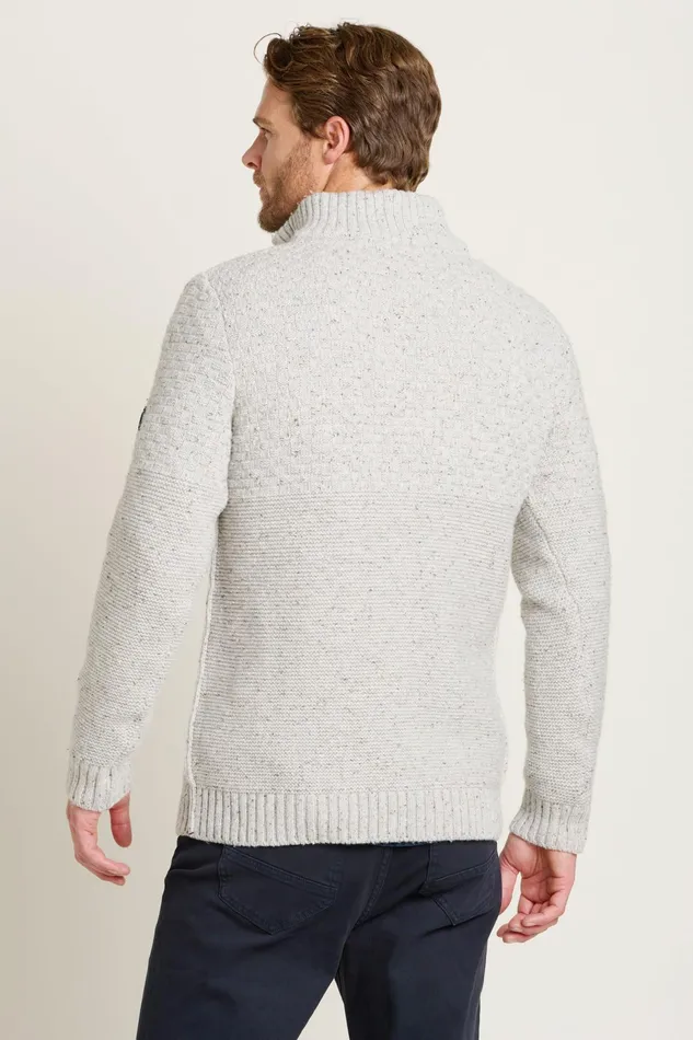 Men Brakeburn Knitwear Grey Grey Quarter Zip