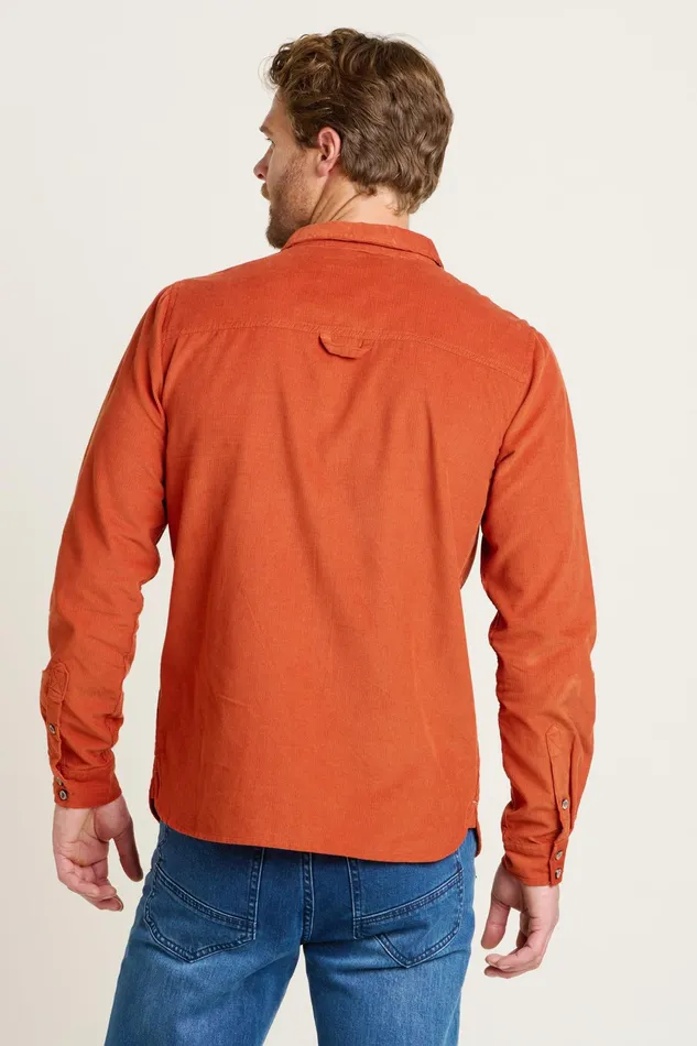 Men Brakeburn Shirts Rust Rust Cord Shirt