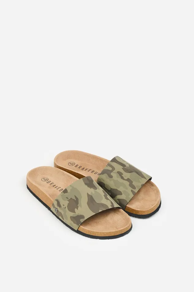 Men Brakeburn Slippers and Sandals Camo Sliders
