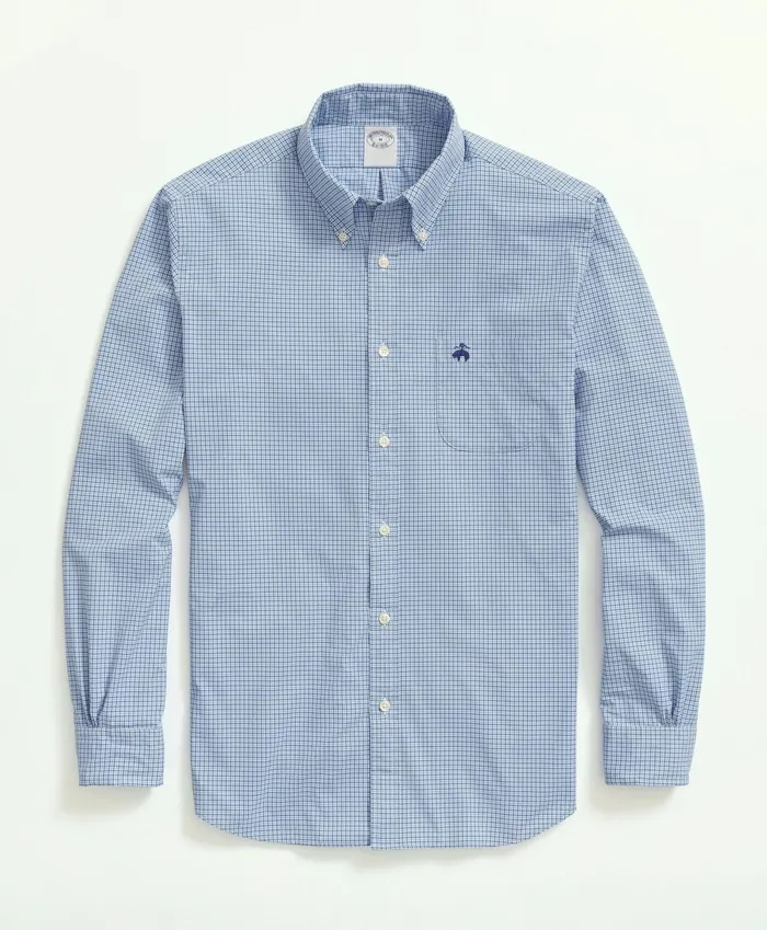 Men Brooks Brothers Stretch Performance Series Check Sport Shirt Blue Brooks Brothers Sport Shirts Men Brooks Brothers Stretch Performance Series Check Sport Shirt Blue Brooks Brothers Sport Shirts