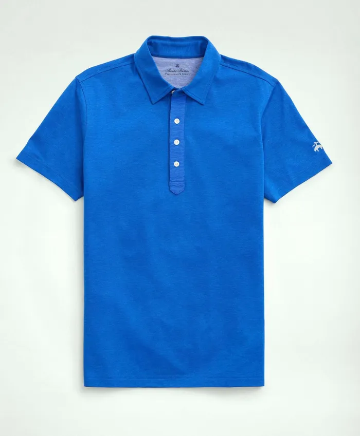 Men Brooks Brothers Stretch Performance Series Supima Polo Shirt Blue Brooks Brothers Polo and Rugby Shirts Men Brooks Brothers Stretch Performance Series Supima Polo Shirt Blue Brooks Brothers Polo and Rugby Shirts