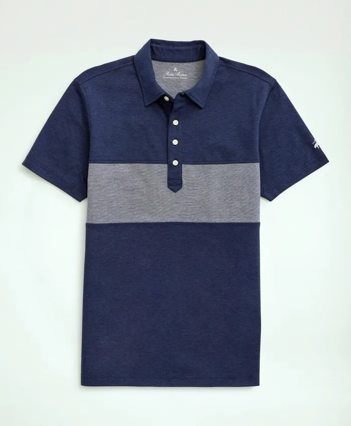 Men Brooks Brothers Stretch Performance Series Supima Stripe Polo Shirt Navy Brooks Brothers Polo and Rugby Shirts Men Brooks Brothers Stretch Performance Series Supima Stripe Polo Shirt Navy Brooks Brothers Polo and Rugby Shirts