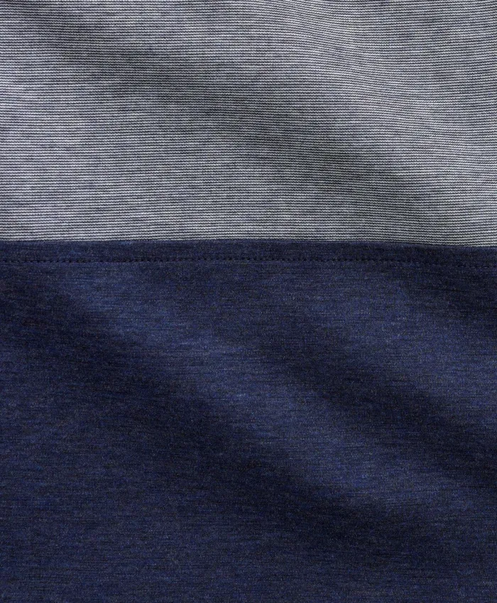Men Brooks Brothers Stretch Performance Series Supima Stripe Polo Shirt Navy Brooks Brothers Polo and Rugby Shirts