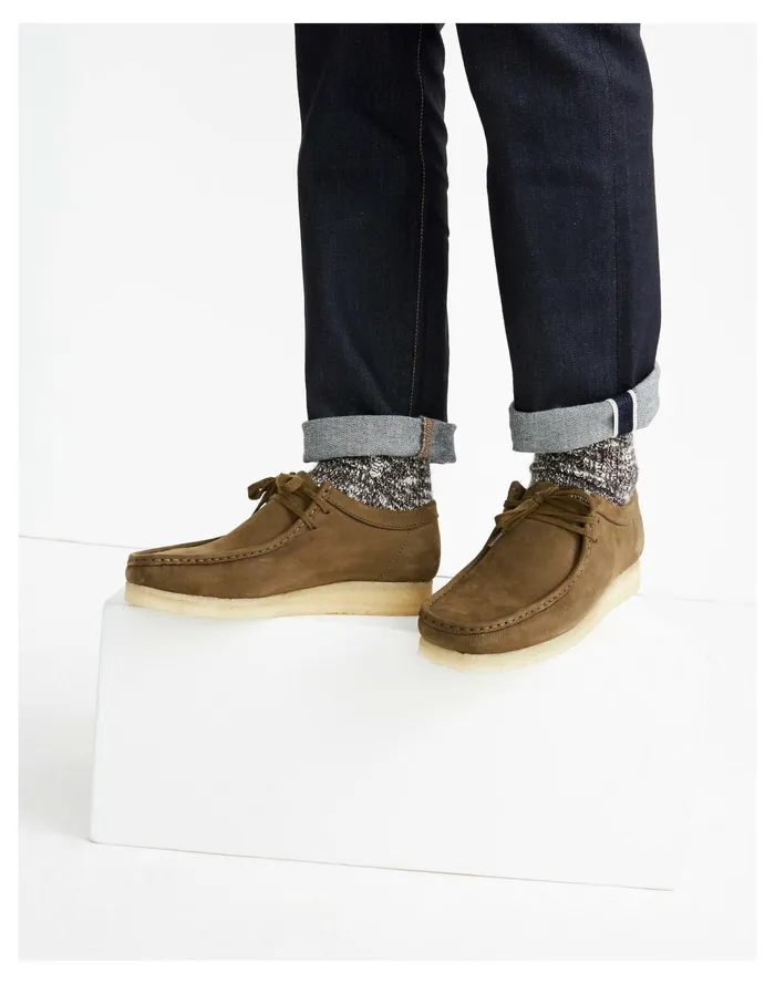 Men Clarks Suede Wallabee Lo Shoes Dark Olive Nubuck Madewell Boots Men Clarks Suede Wallabee Lo Shoes Dark Olive Nubuck Madewell Boots