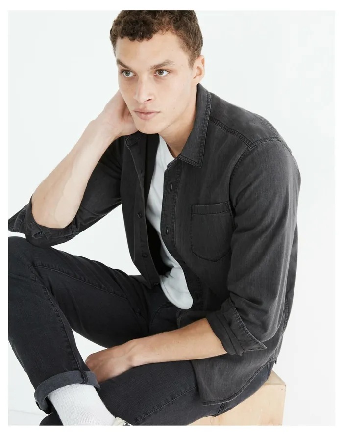 Men Denim Perfect Shirt In Cutler Wash Cutler Wash Madewell Shirts Men Denim Perfect Shirt In Cutler Wash Cutler Wash Madewell Shirts