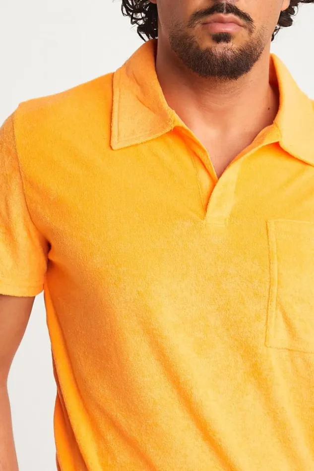 Men Ensemble 2 Pices Polo Short Orange En Velours Orange Brentiny Paris Top Bottom Sets Men Ensemble 2 Pices Polo Short Orange En Velours Orange Brentiny Paris Top Bottom Sets