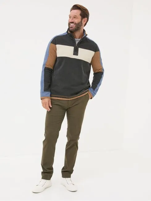 Men Fatface Chinos Dark Green Slim Heyshott Chinos