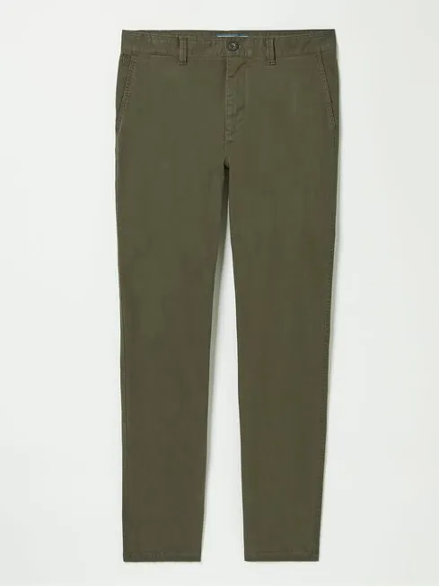 Men Fatface Chinos Dark Green Slim Heyshott Chinos