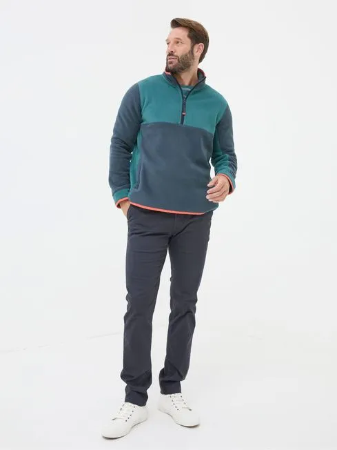 Men Fatface Chinos Heyshott Navy Slim Chinos