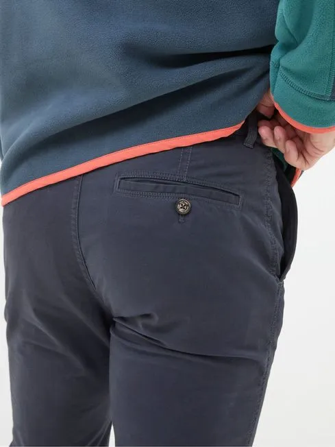 Men Fatface Chinos Heyshott Navy Slim Chinos