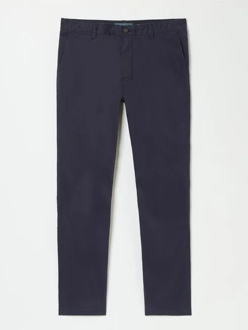 Men Fatface Chinos Heyshott Navy Slim Chinos