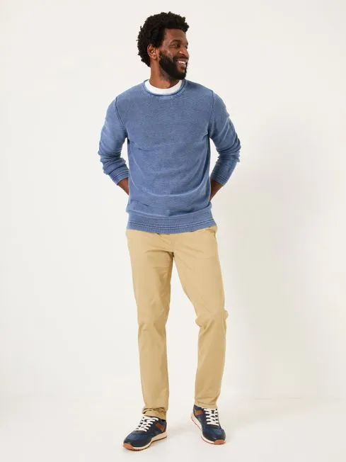 Men Fatface Chinos White Stone Slim Heyshott Chinos