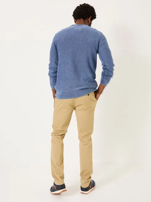Men Fatface Chinos White Stone Slim Heyshott Chinos