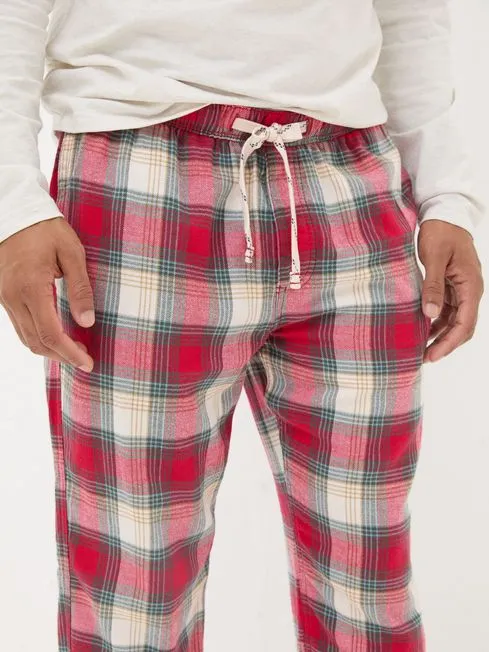 Men Fatface Pajamas and Nightwear Bramber Red Check Pyjama Bottoms Men Fatface Pajamas and Nightwear Bramber Red Check Pyjama Bottoms