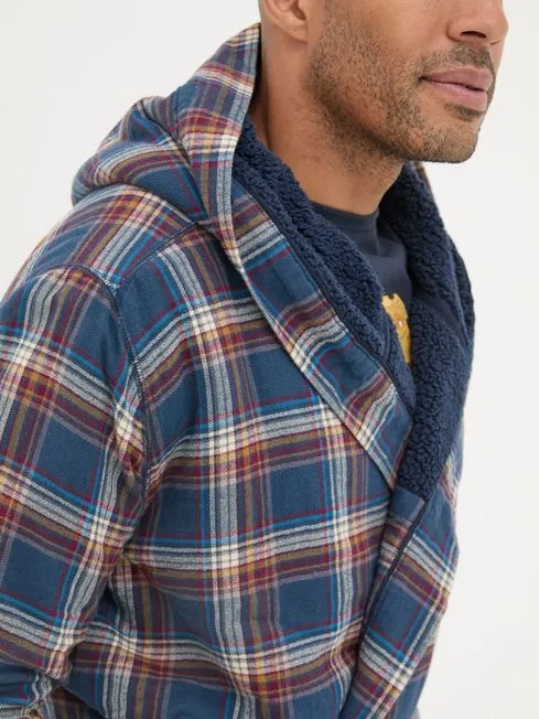 Men Fatface Pajamas and Nightwear Chepstow Navy Dressing Gown Men Fatface Pajamas and Nightwear Chepstow Navy Dressing Gown