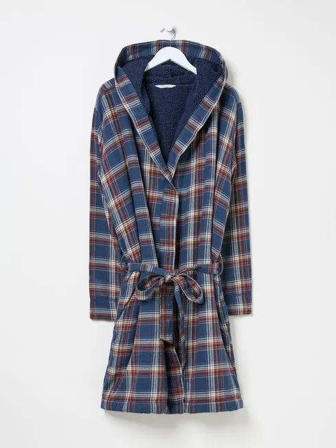 Men Fatface Pajamas and Nightwear Chepstow Navy Dressing Gown Men Fatface Pajamas and Nightwear Chepstow Navy Dressing Gown