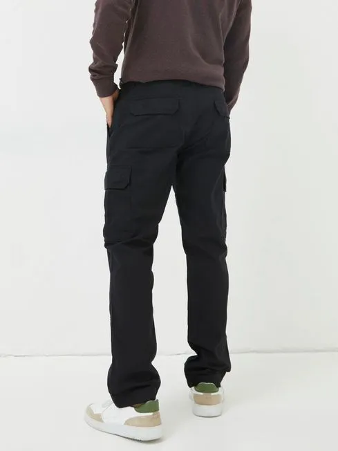 Men Fatface Pants Corby Black Ripstop Cargo Trousers Men Fatface Pants Corby Black Ripstop Cargo Trousers