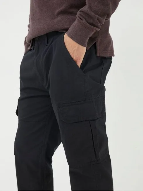 Men Fatface Pants Corby Black Ripstop Cargo Trousers Men Fatface Pants Corby Black Ripstop Cargo Trousers