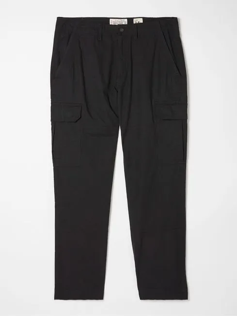 Men Fatface Pants Corby Black Ripstop Cargo Trousers Men Fatface Pants Corby Black Ripstop Cargo Trousers