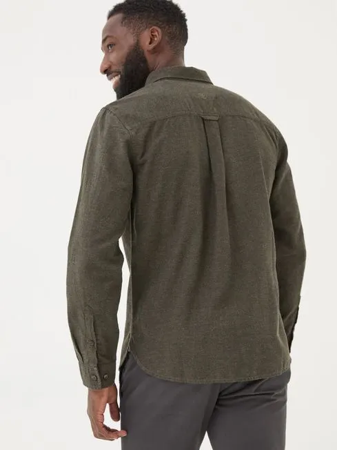 Men Fatface Shirts Green Long Sleeve Oxlow Plain 100 Cotton Shirt Men Fatface Shirts Green Long Sleeve Oxlow Plain 100 Cotton Shirt
