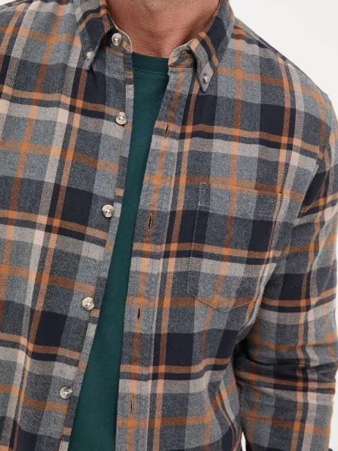 Men Fatface Shirts Grey Long Sleeve Selby Check 100 Cotton Shirt Men Fatface Shirts Grey Long Sleeve Selby Check 100 Cotton Shirt