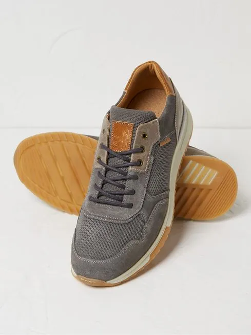 Men Fatface Sneakers Axford Grey Trainers