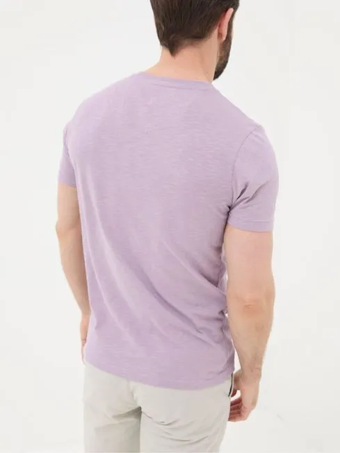 Men Fatface TShirts Purple Photo Scene TShirt