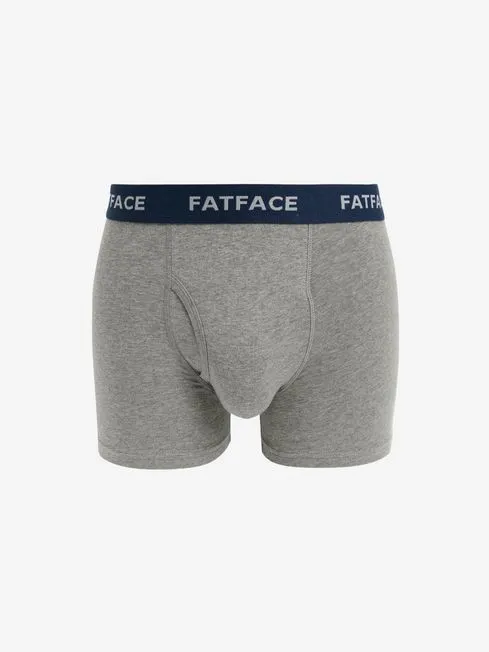 Men Fatface Underwear Multi Plain Boxers 2 Pack