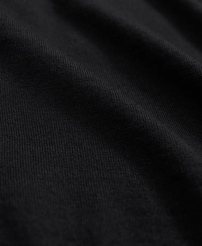 Men Fine Merino Wool VNeck Sweater Black Brooks Brothers Sweaters