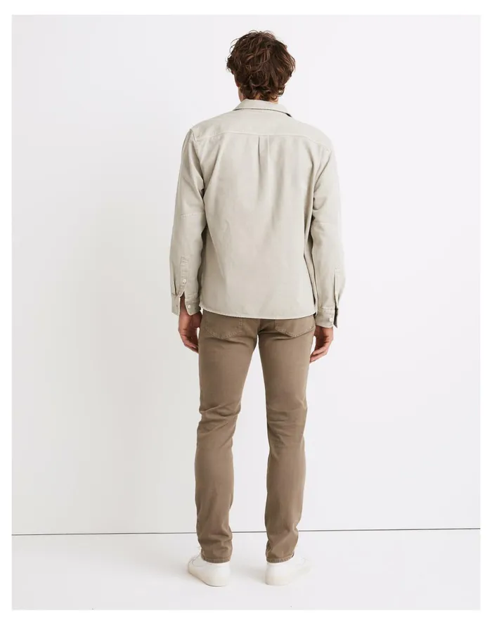 Men Garment Dyed Athletic Slim Jeans Olive Tree Madewell Jeans Men Garment Dyed Athletic Slim Jeans Olive Tree Madewell Jeans