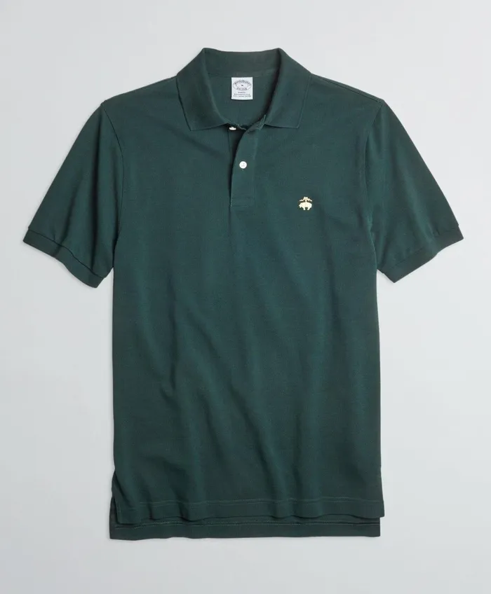 Men Golden Fleece Slim Fit Stretch Supima Polo Shirt Medium Green Brooks Brothers Polo and Rugby Shirts Men Golden Fleece Slim Fit Stretch Supima Polo Shirt Medium Green Brooks Brothers Polo and Rugby Shirts