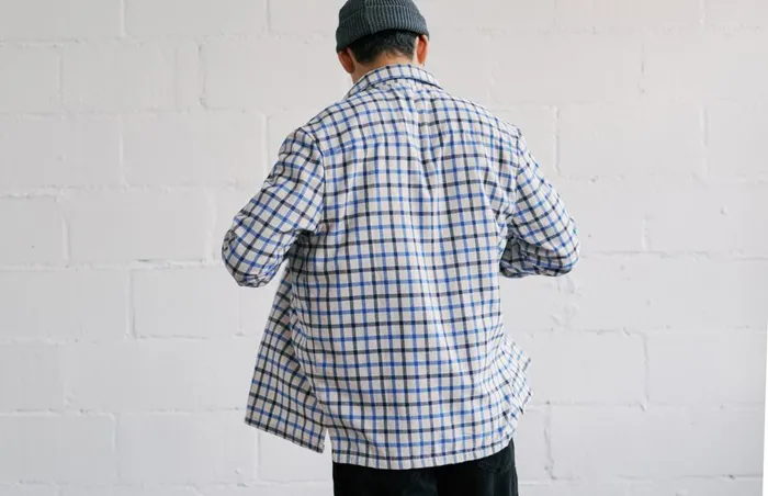 Men Hareby 8211 GreyBlue Black TWOTHIRDS Shirts