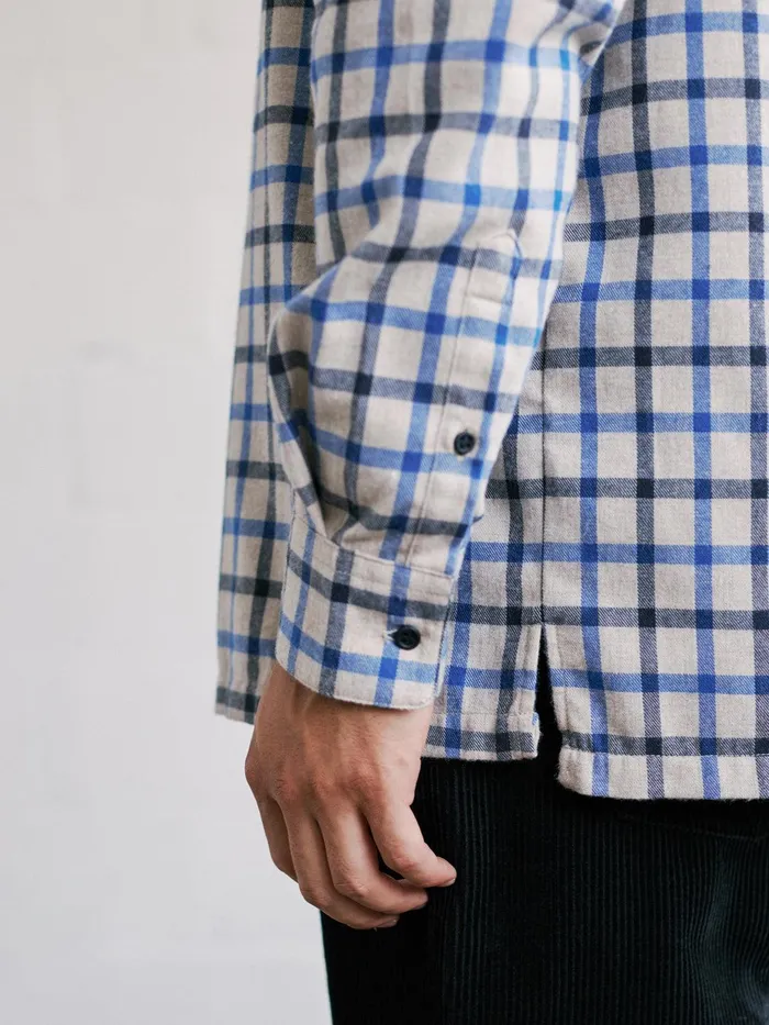 Men Hareby 8211 GreyBlue Black TWOTHIRDS Shirts