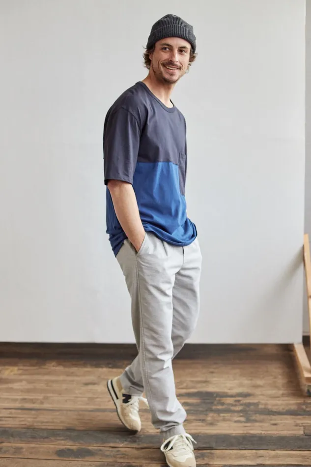 Men Heceta 8211 Blue TWOTHIRDS TShirts