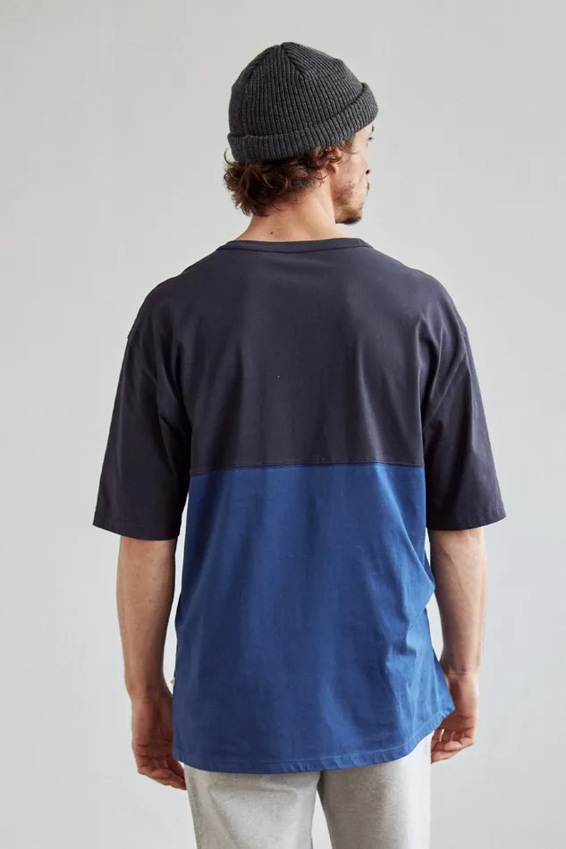 Men Heceta 8211 Blue TWOTHIRDS TShirts