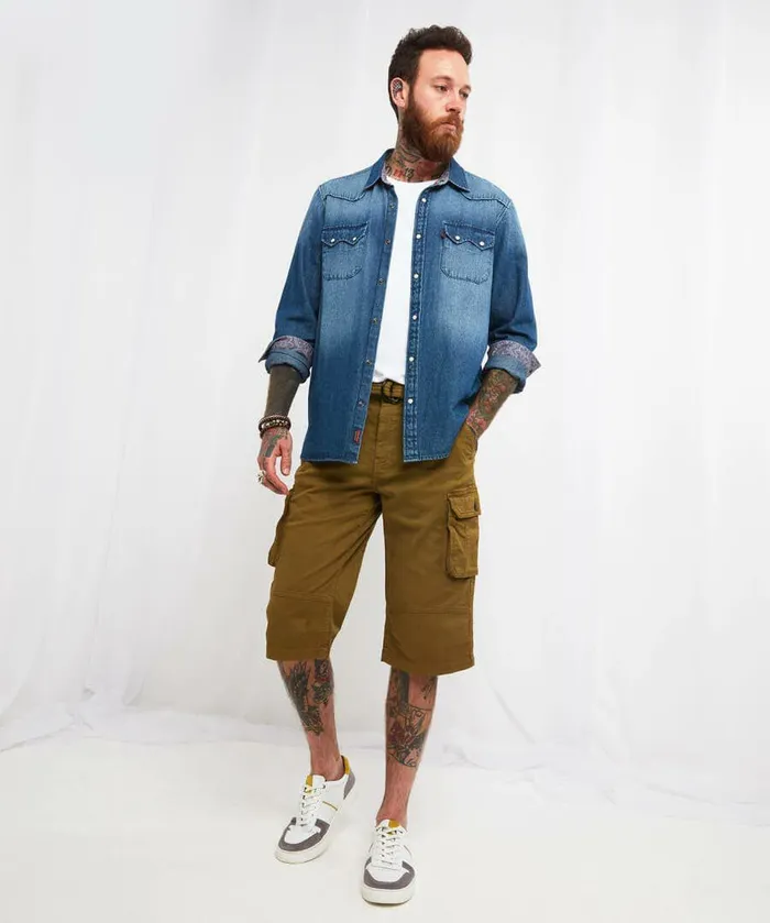 Men Joe Browns Azore Shorts Khakinavycamel Men Joe Browns Azore Shorts Khakinavycamel