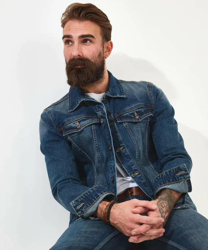 Men Joe Browns Distinctive Denim Jacket Blue Men Joe Browns Distinctive Denim Jacket Blue