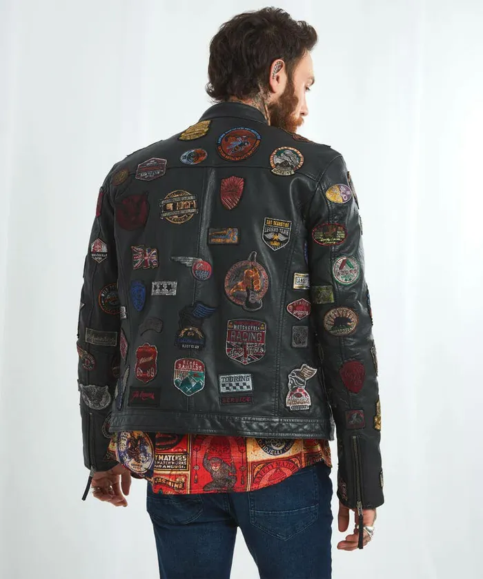 Men Joe Browns On Tour Leather Jacket Black Men Joe Browns On Tour Leather Jacket Black