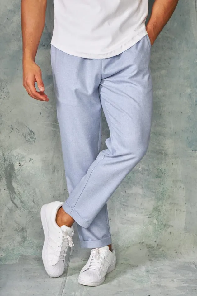 Men Joggerpant Bleu Chin Bleuclair Brentiny Paris Pants