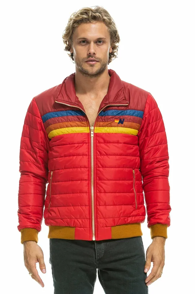 Men JOURNEY JACKET 8211 CHERRY Aviator Nation Outerwear