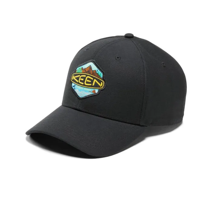 Men KEEN Accessories Black KEEN Badge Hat